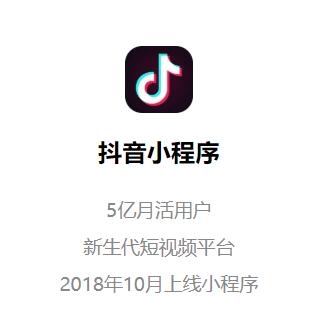 抖音小程序開發